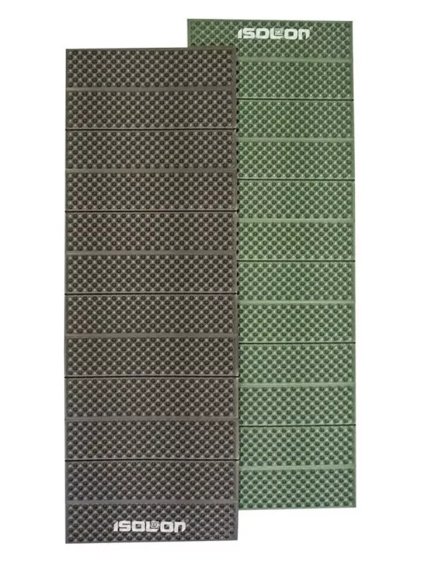 Складной туристический коврик ISOLON (Изолон) Tourist Flex 179 × 59 см хаки-серый