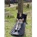 Надувной матрас односпальный со встроенным насосом синий
